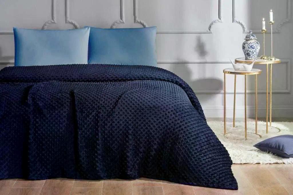 Özdilek Tomurcuk Çift Kişilik Battaniye LacıvertNAKİTE ÖZEL KAPI ÖNÜ KAMPANYASI