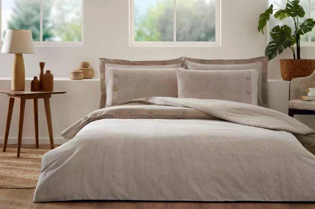 Özdilek Naturel (4 Yastıklı) Çift Kişilik Nevresim Takımı CappuccınoNEVRESİM TAKIMI Ç.K