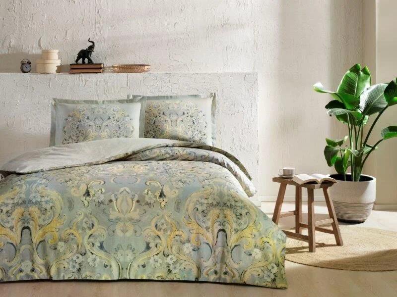 Taç 3254 Çift Kişilik Saten Nevresim Takımı Gıselle KremNEVRESİM TAKIMI Ç.K