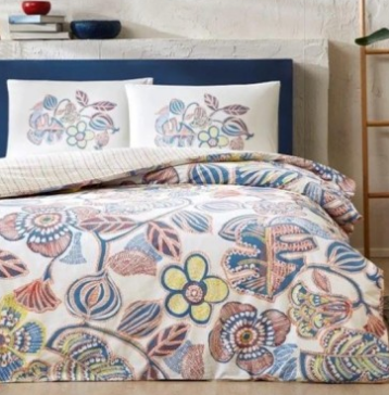 Taç 3464 Çift Kişilik Cecılıa Nevresim Takımı TurkuazNEVRESİM TAKIMI Ç.K