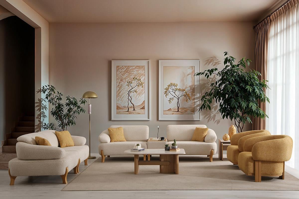 ROLL BIANCO 3+3+1 KOLTUK TAKIMIModern Koltuk Takımı