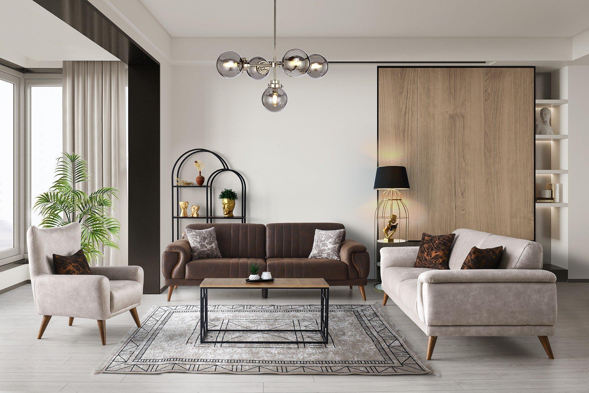 Vize Mabel 3+3+1 Koltuk TakımıModern Koltuk Takımı