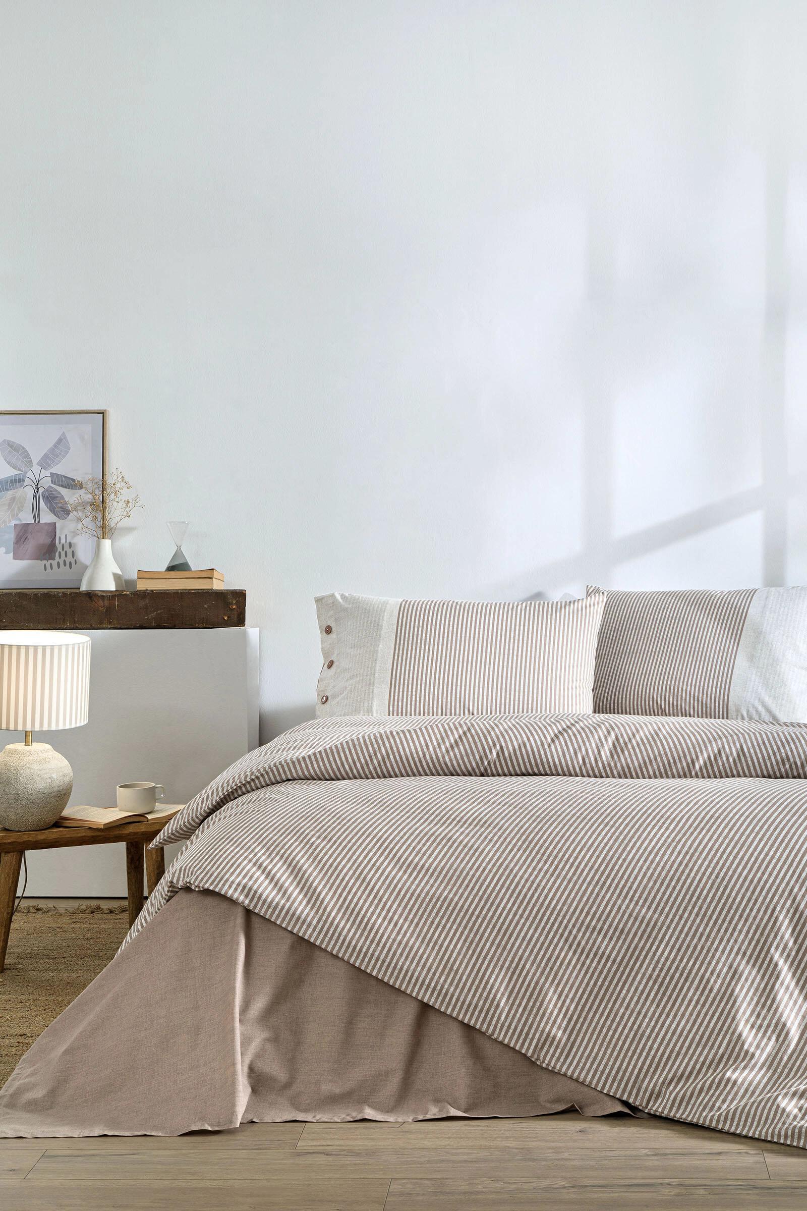 Özdilek Natural Lıne Çift Kişilik Nevresim Takımı BejNEVRESİM TAKIMI Ç.K