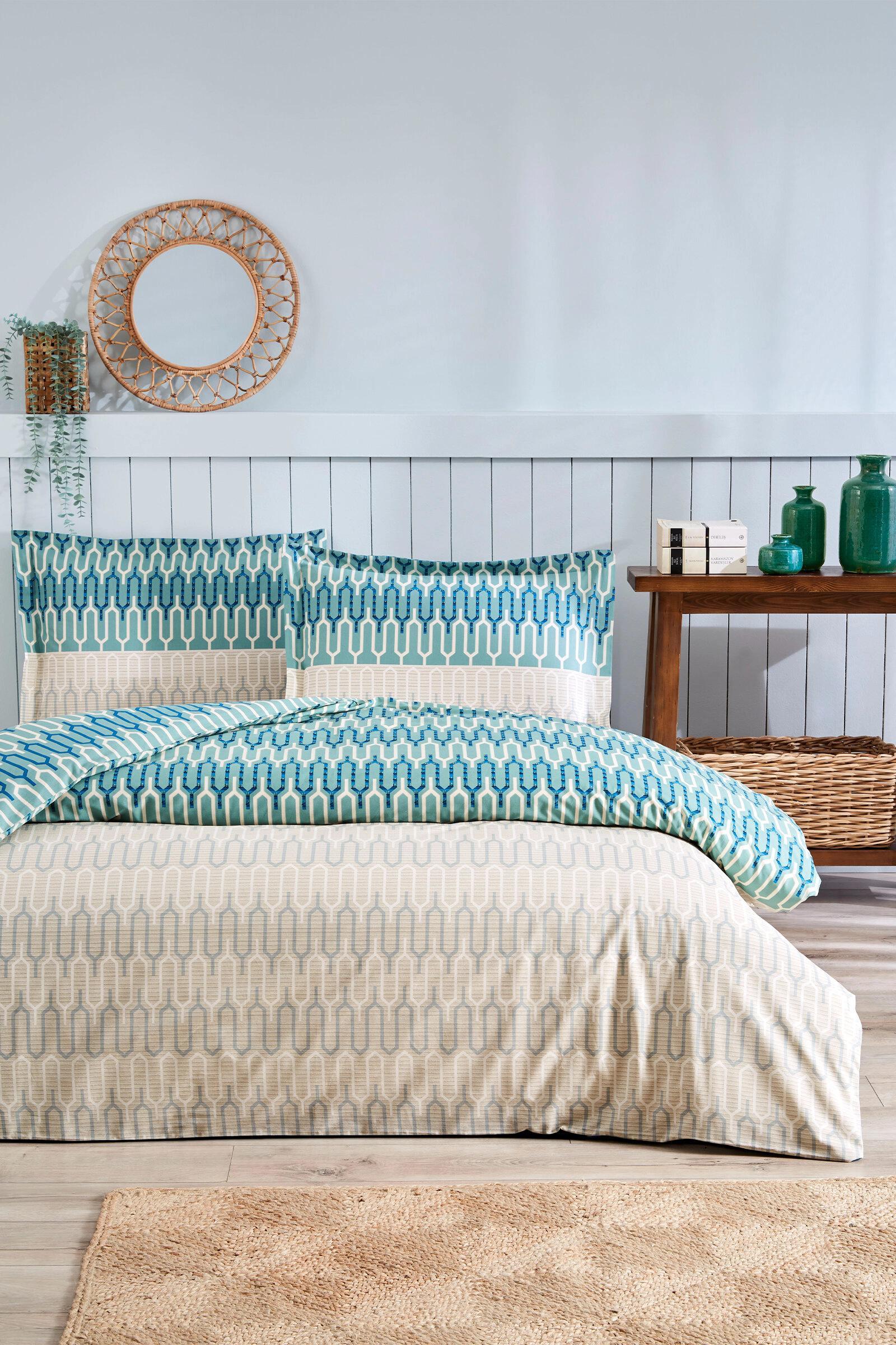 Özdilek Flame Stıtch Tek Kişilik Nevresim Takımı MavıNEVRESİM TAKIMI T.K