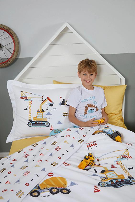 Özdilek Buılder Fitted Tek Kişilik Nevresim Takımı SarıNEVRESİM TAKIMI T.K