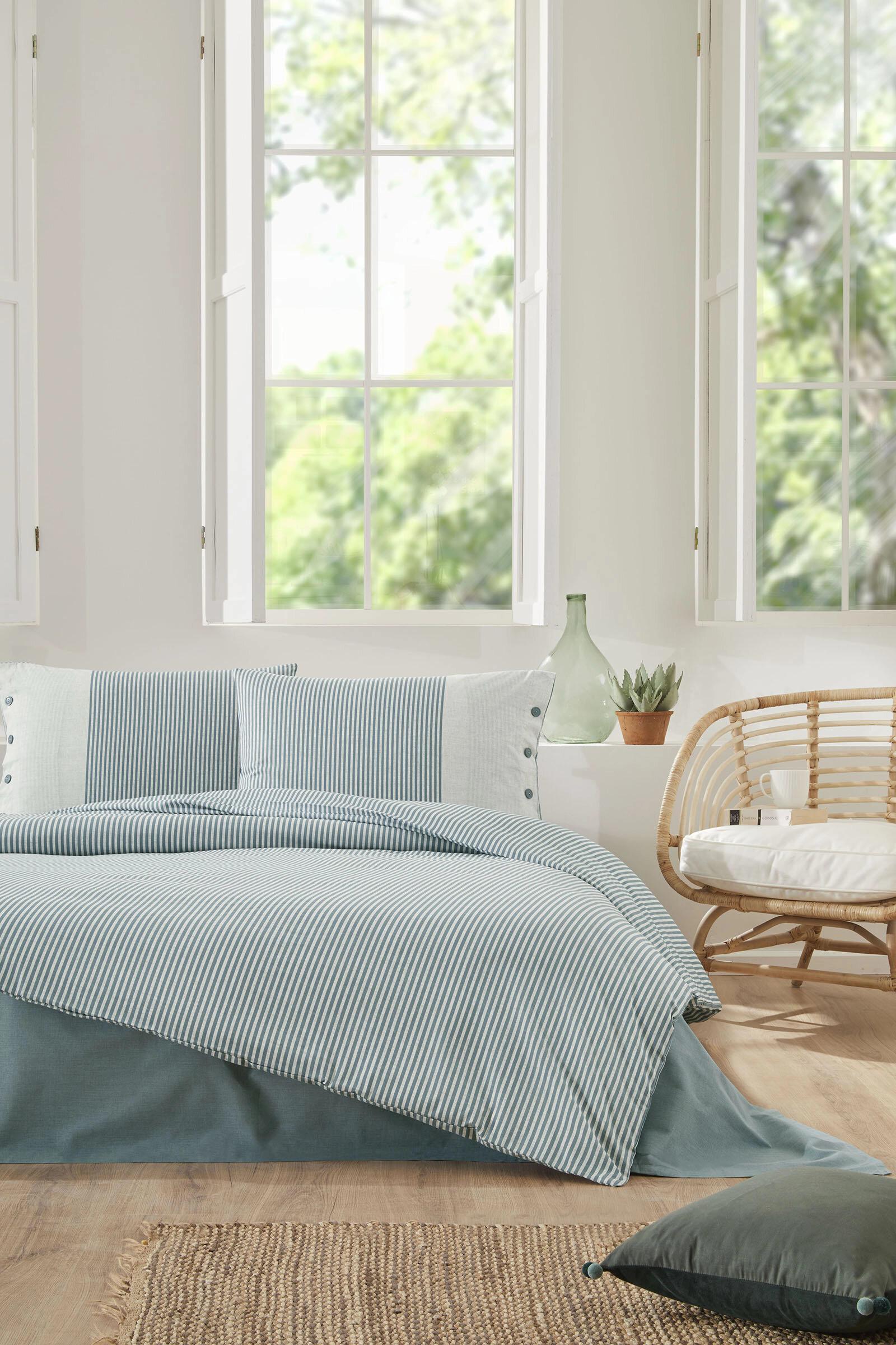 Özdilek Natural Lıne Tek Kişilik Nevresim Takımı MaviNEVRESİM TAKIMI T.K