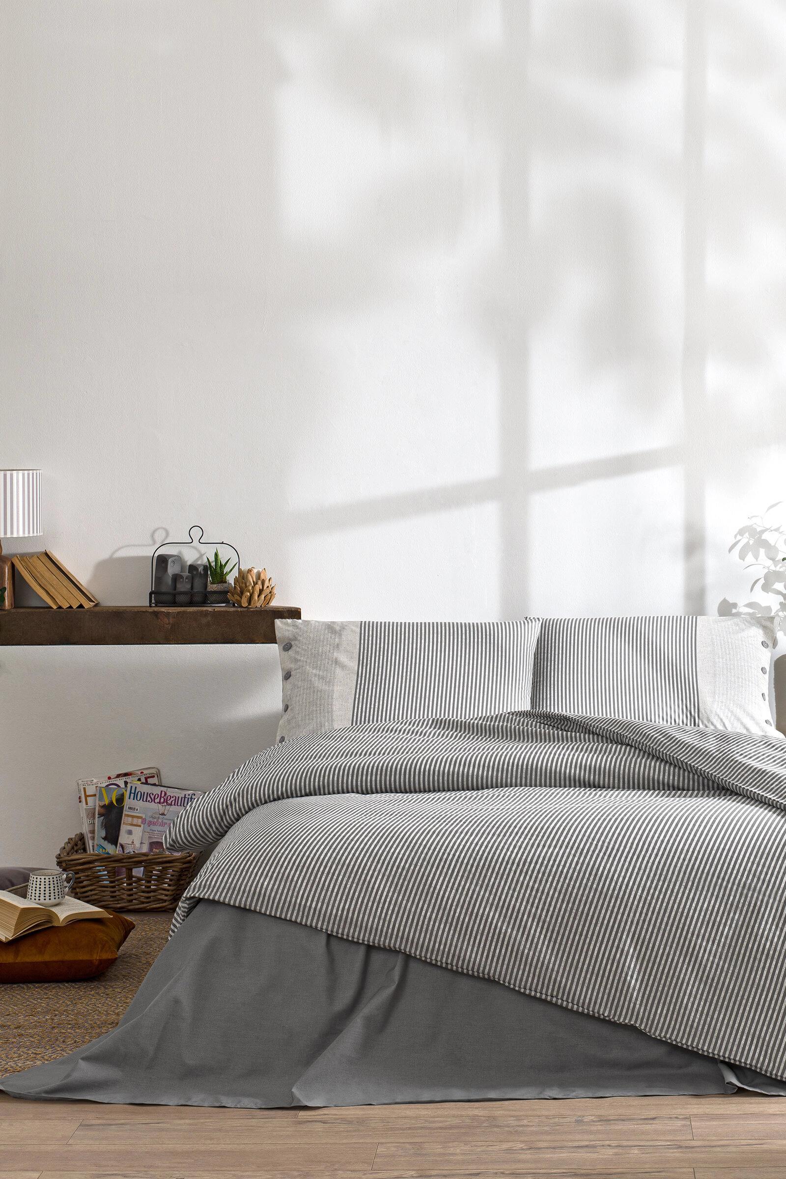 Özdilek Natural Lıne Çift Kişilik Nevresim Takımı GriNEVRESİM TAKIMI Ç.K