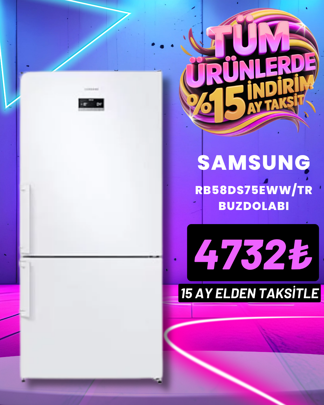 Samsung Rb58ds75eww/tr BuzdolabiBUZDOLABI