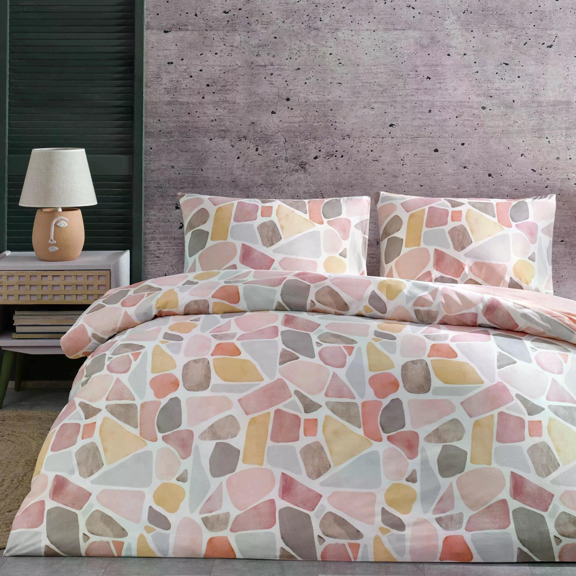 Taç 3518 Çift Kişilik Nevresim Takımı Alvy PembeNEVRESİM TAKIMI Ç.K