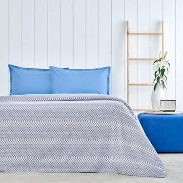 Taç 4612 Loft Çift Kişilik Softly Pike Set LacivertPİKE TAKIMI Ç.K