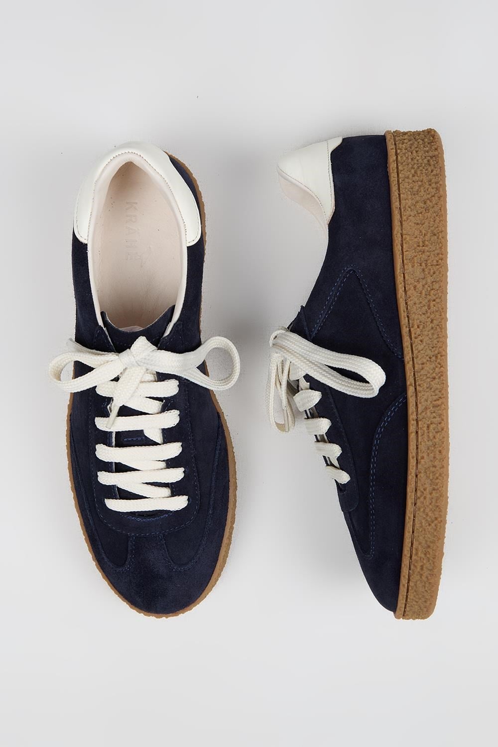 Krahe Palminteri 2 Erkek Hakiki Deri Bağcıklı Laci-Ekru Sneakers