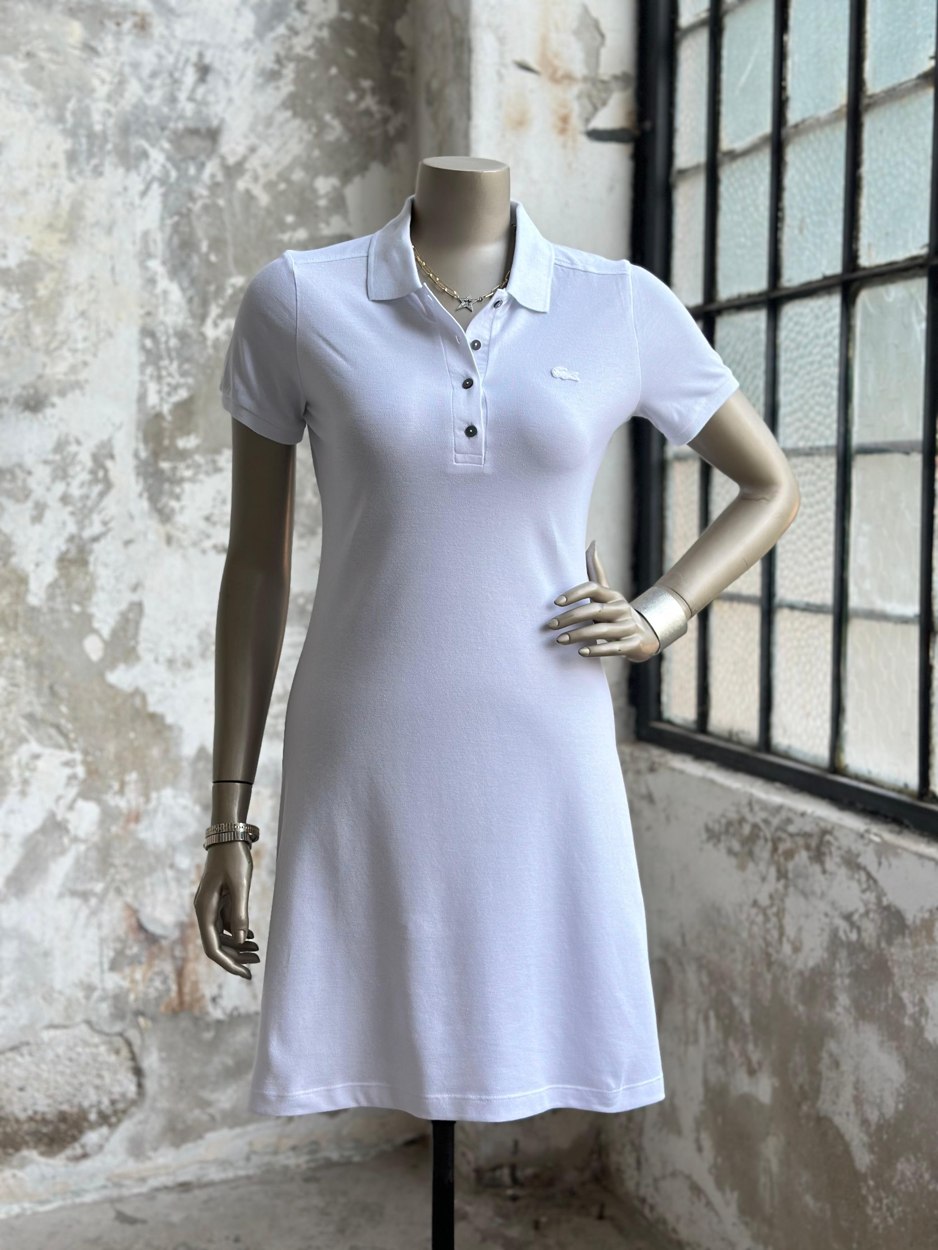  Marka Model Polo Yaka Elbise (Beyaz)