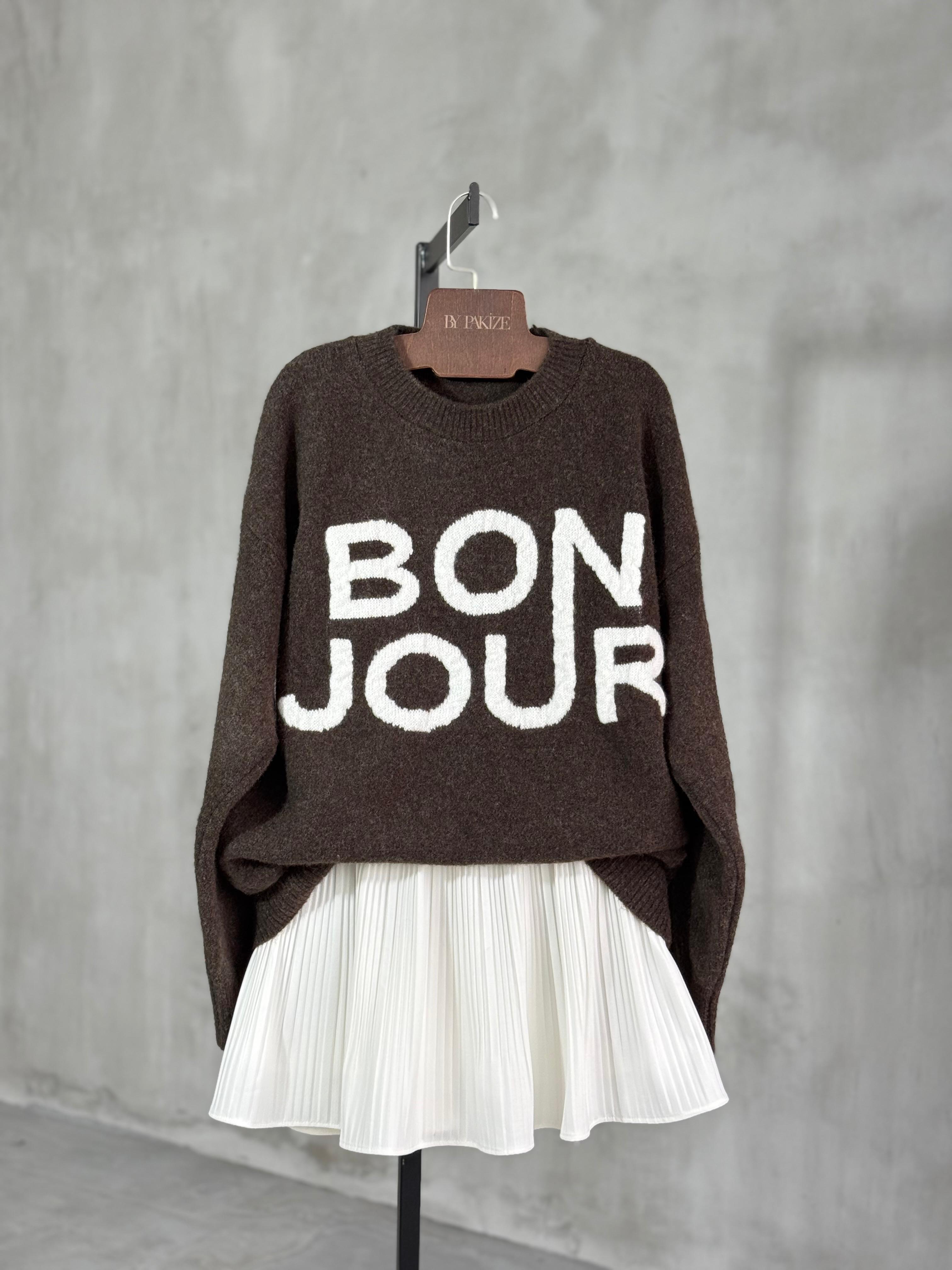 Bonjour Premium Soft Kazak (Kahve)