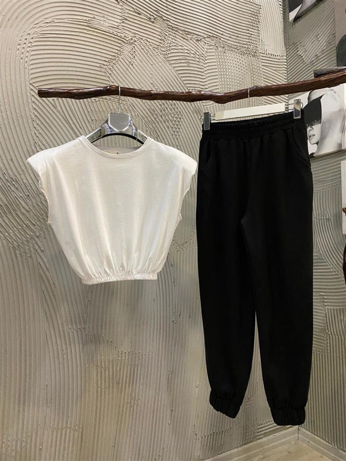 Boyfriend Model Yazlık Penye Tok Kumaş Eşofman Pantolon (SİYAH)