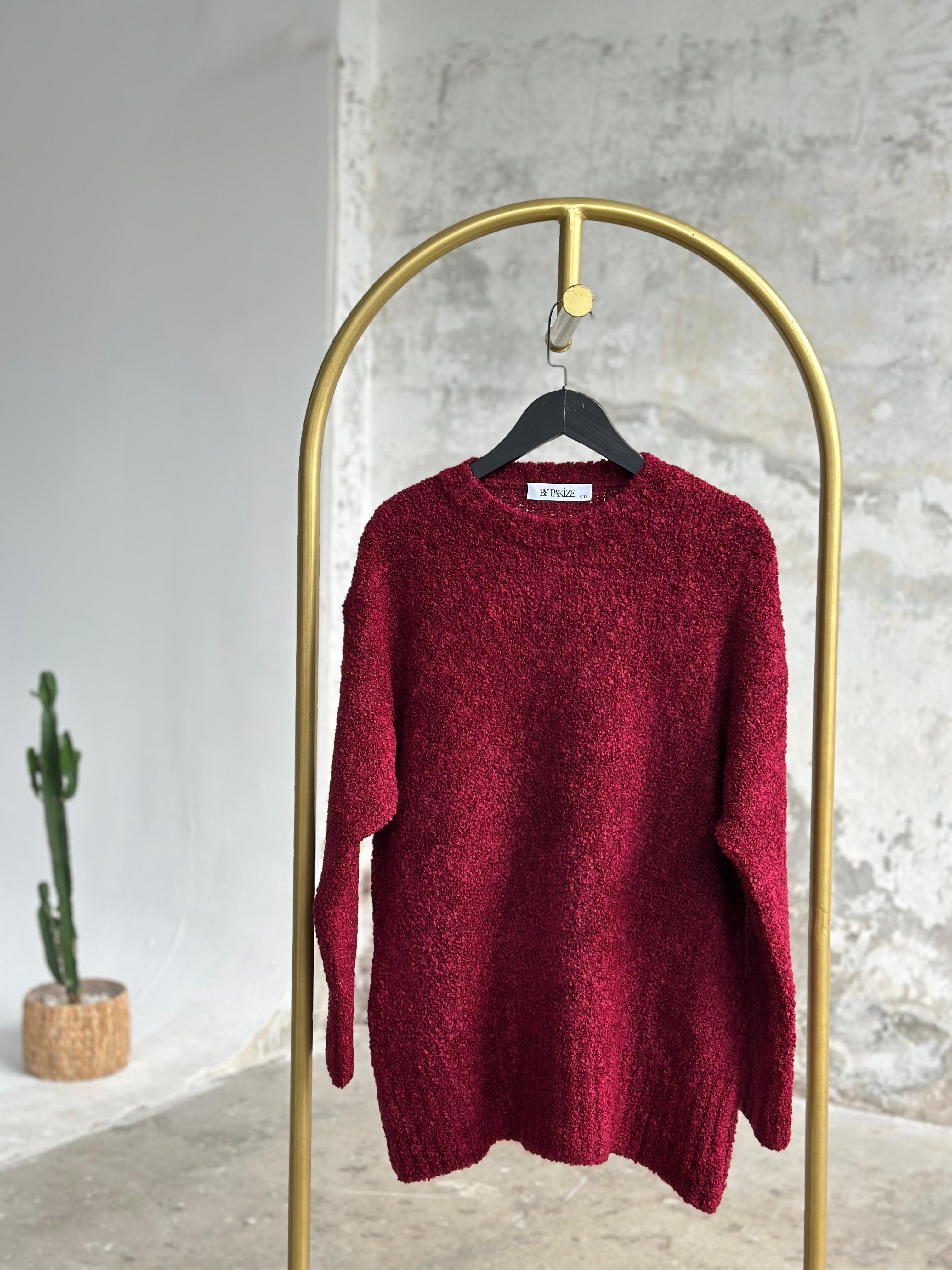 Buklet Tunik Kazak (Bordo)