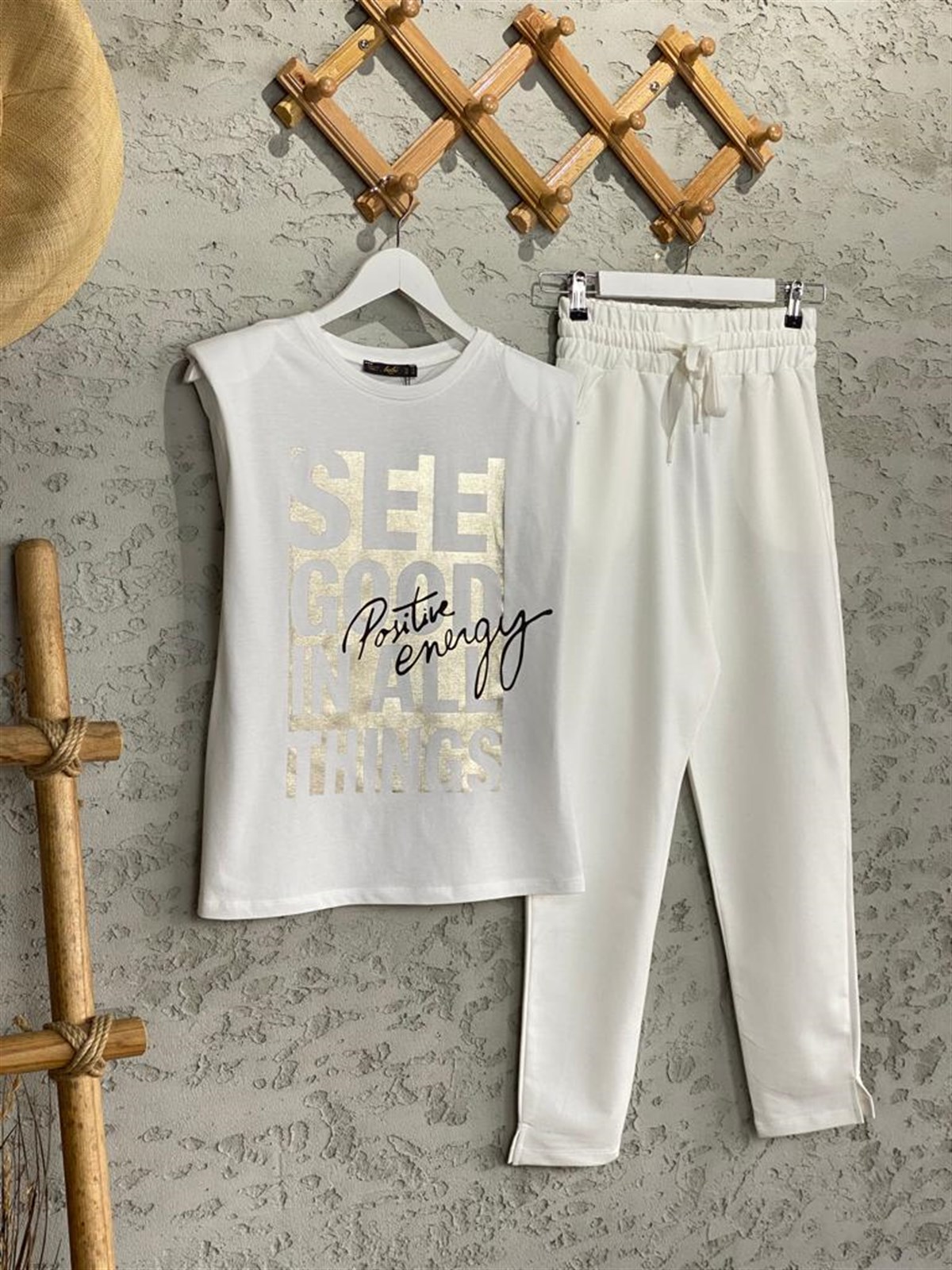 Jogger Eşofman Pantolon (EKRU)