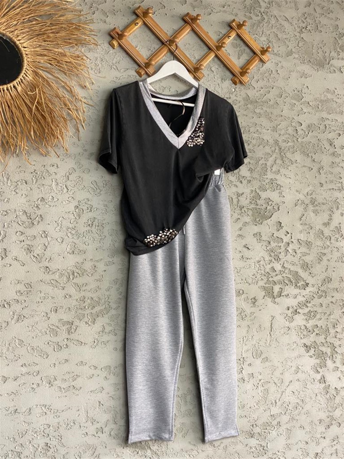 Jogger Pantolon (Açık Gri)