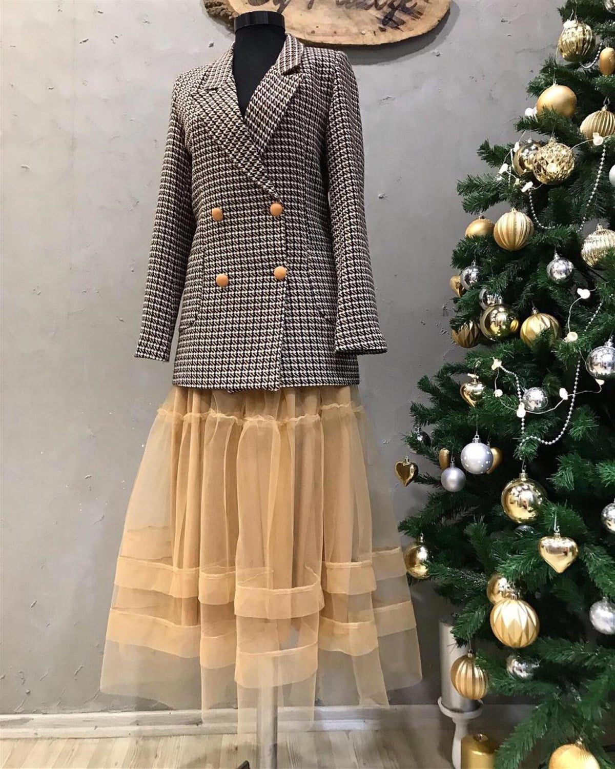 Kaşe Kumaş Blazer Ceket