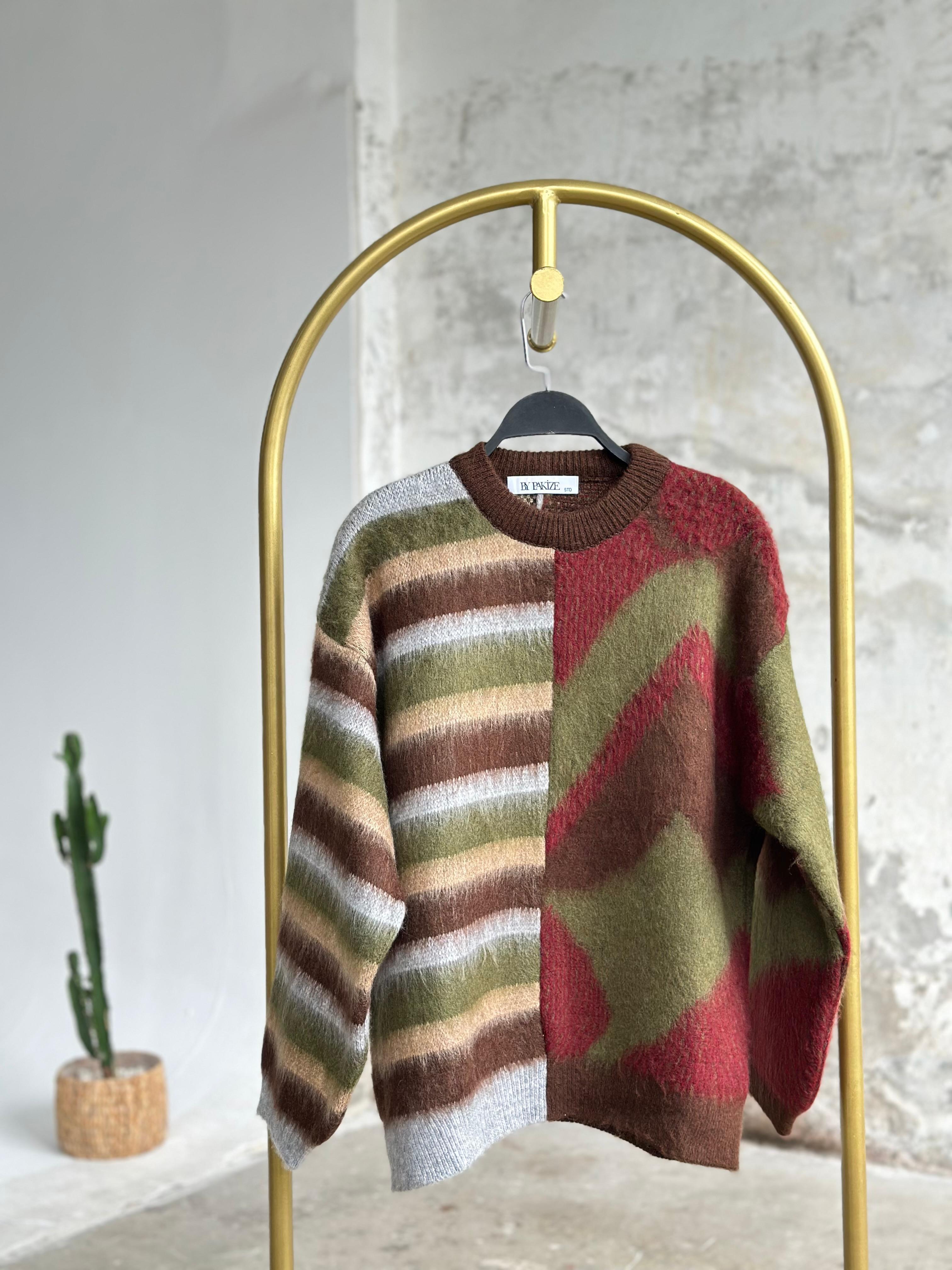 Orjinal ZR Marka Angora Kazak (Karışık Renk)
