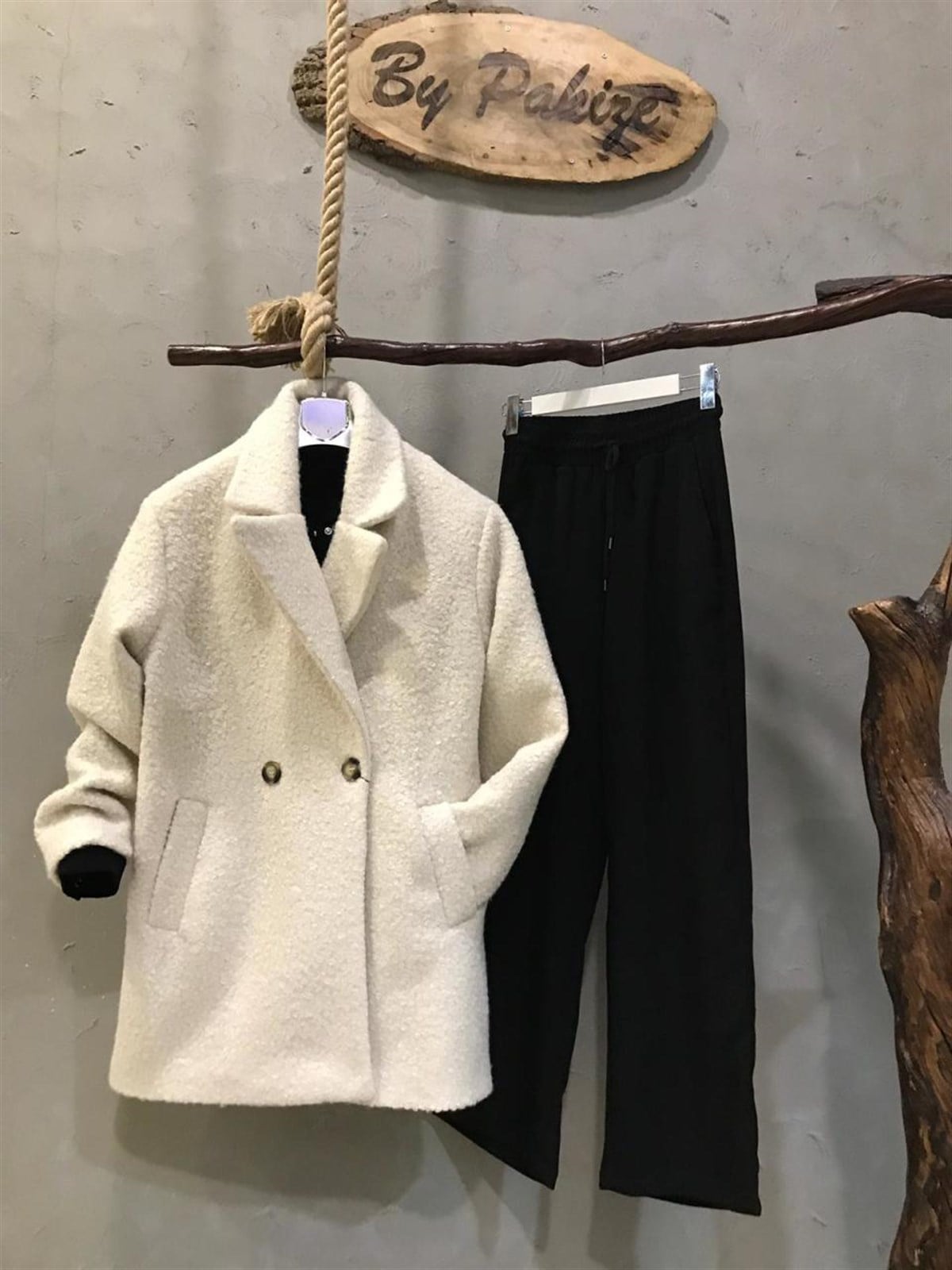 Oversize Kesim Kaban (EKRU)