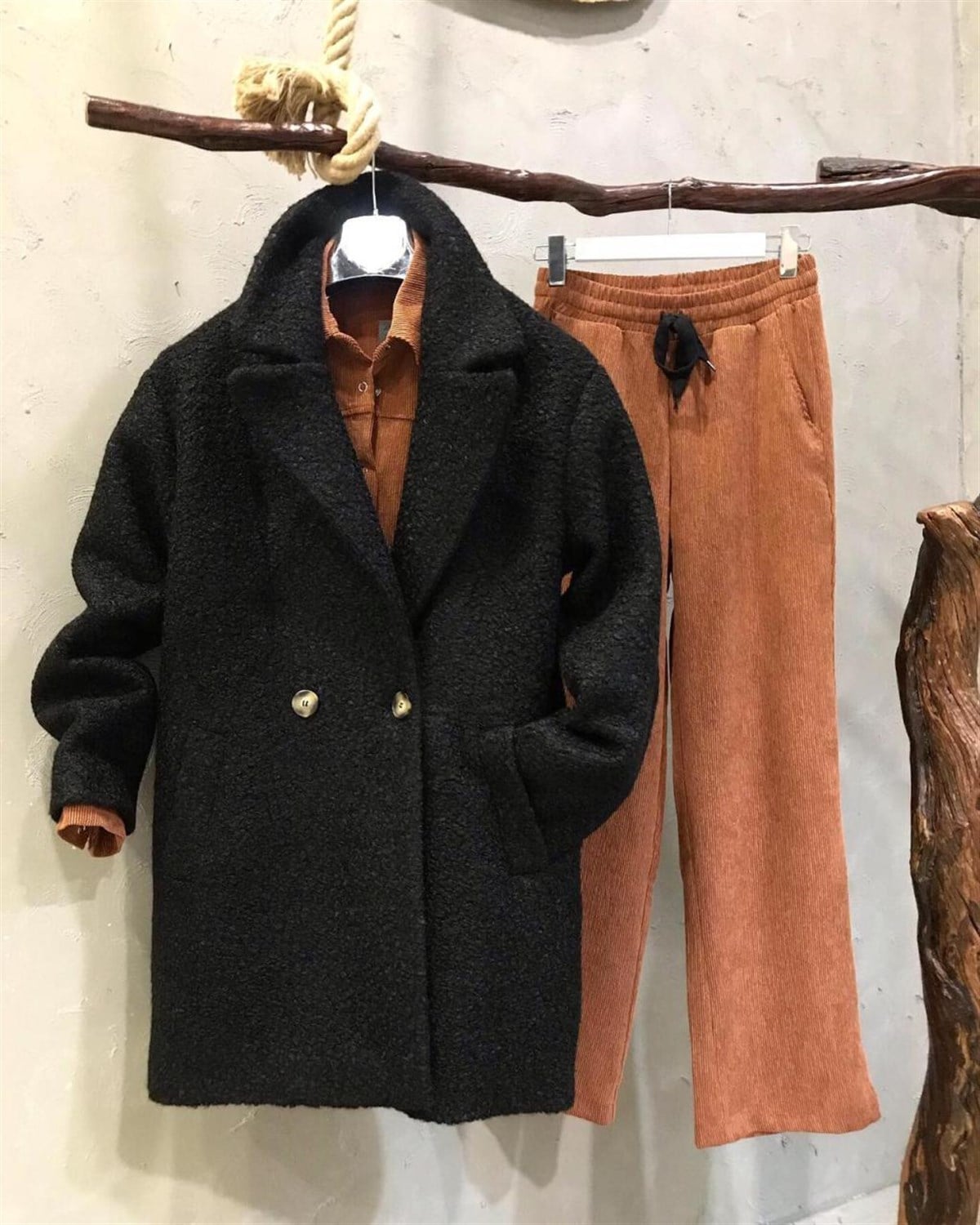 Oversize Kesim Kaban (SİYAH)