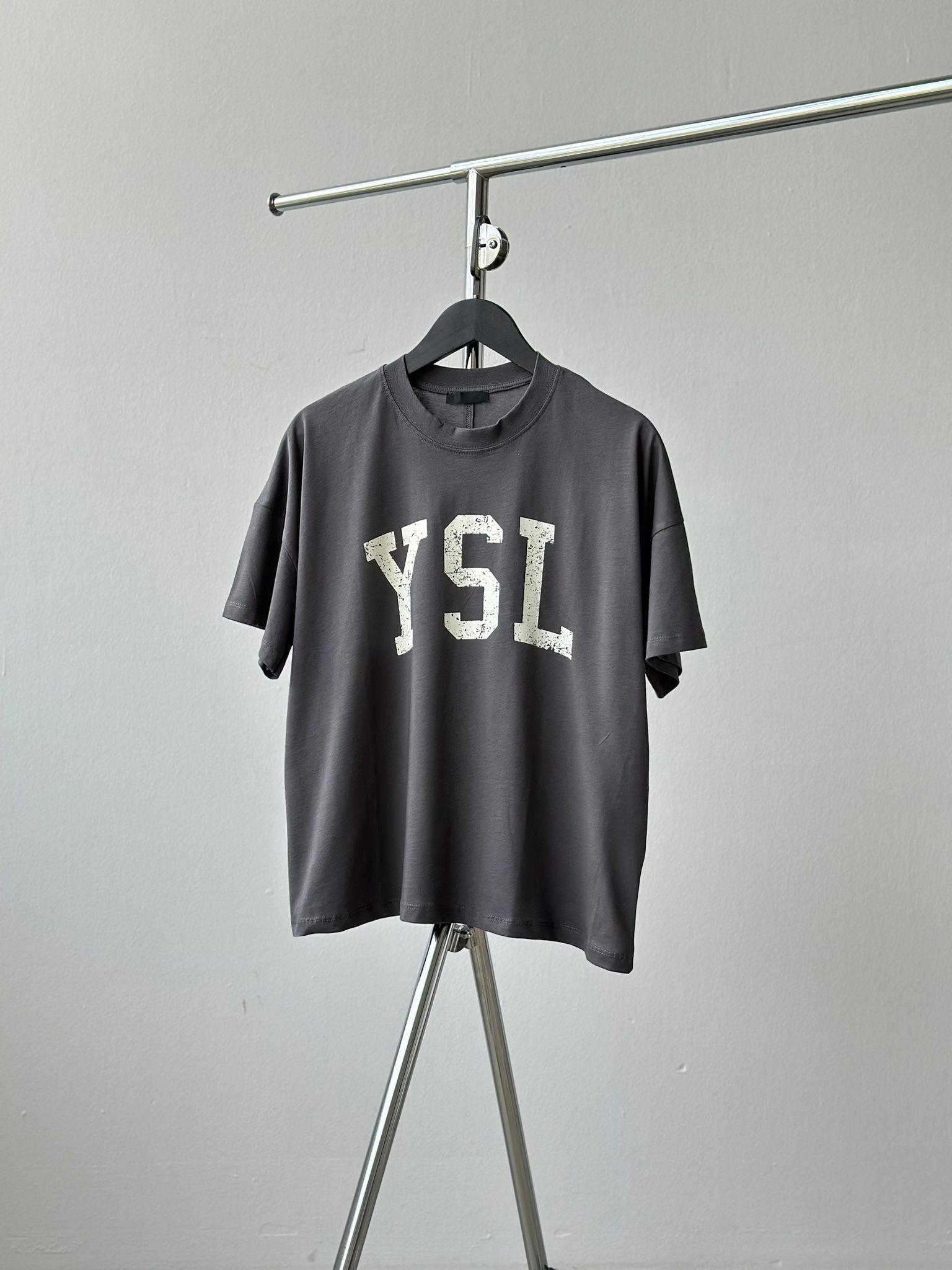 Oversize Yazı Baskılı Tişört (Antrasit)
