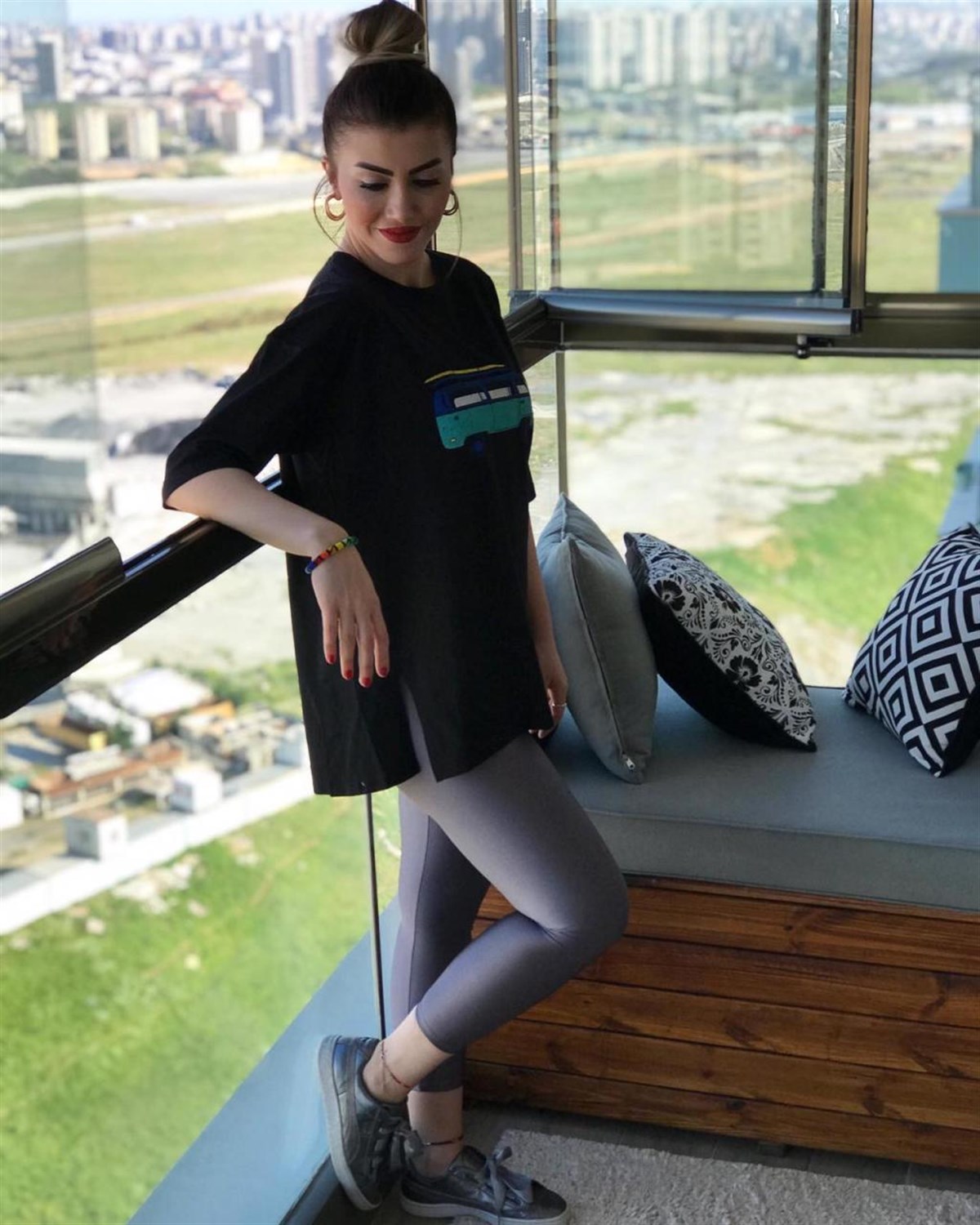 Salaş Model Penye Tunik Tshirt (SİYAH)