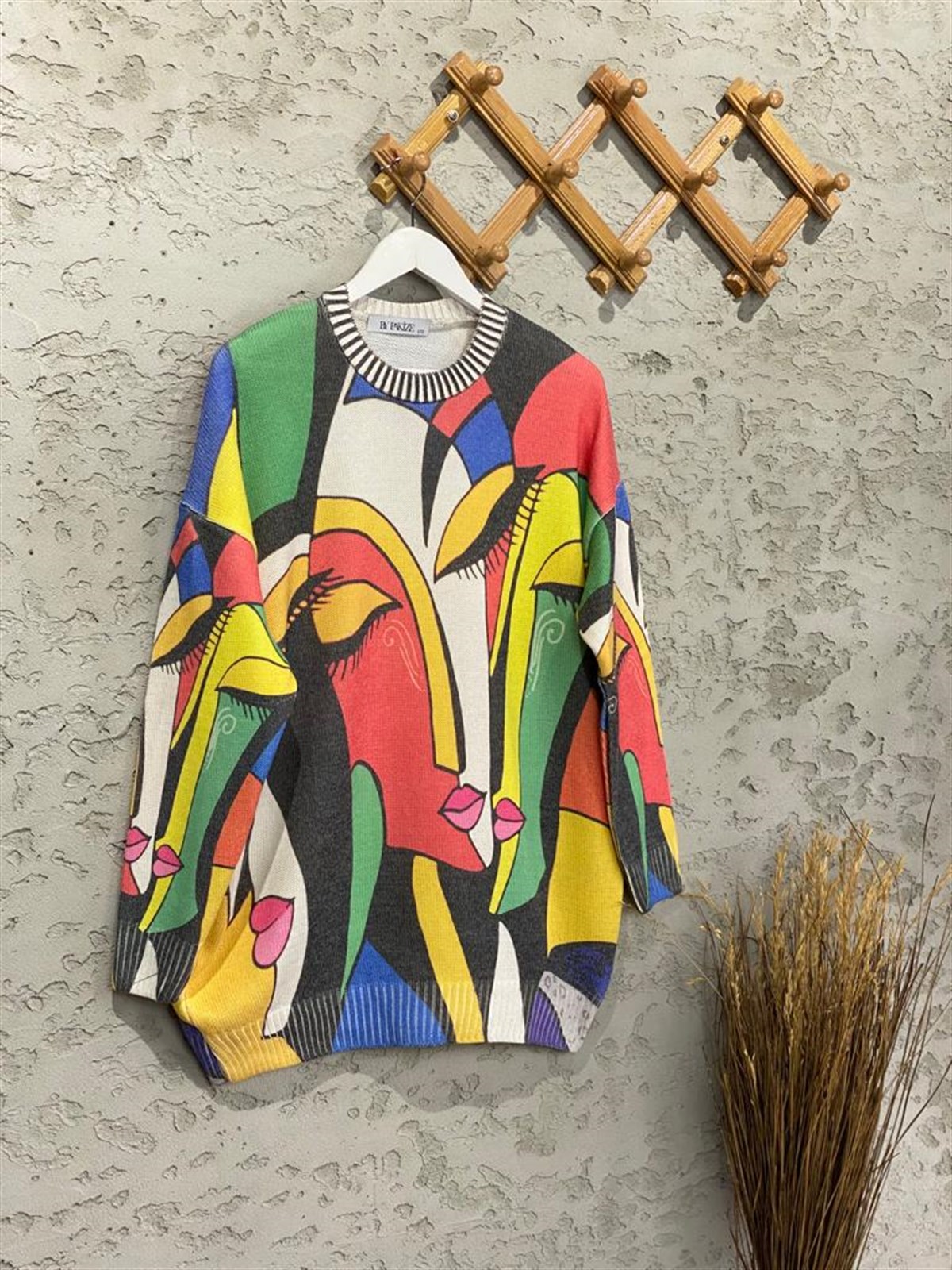 Tasarım Model Tunik Kazak (Karışık Renk)