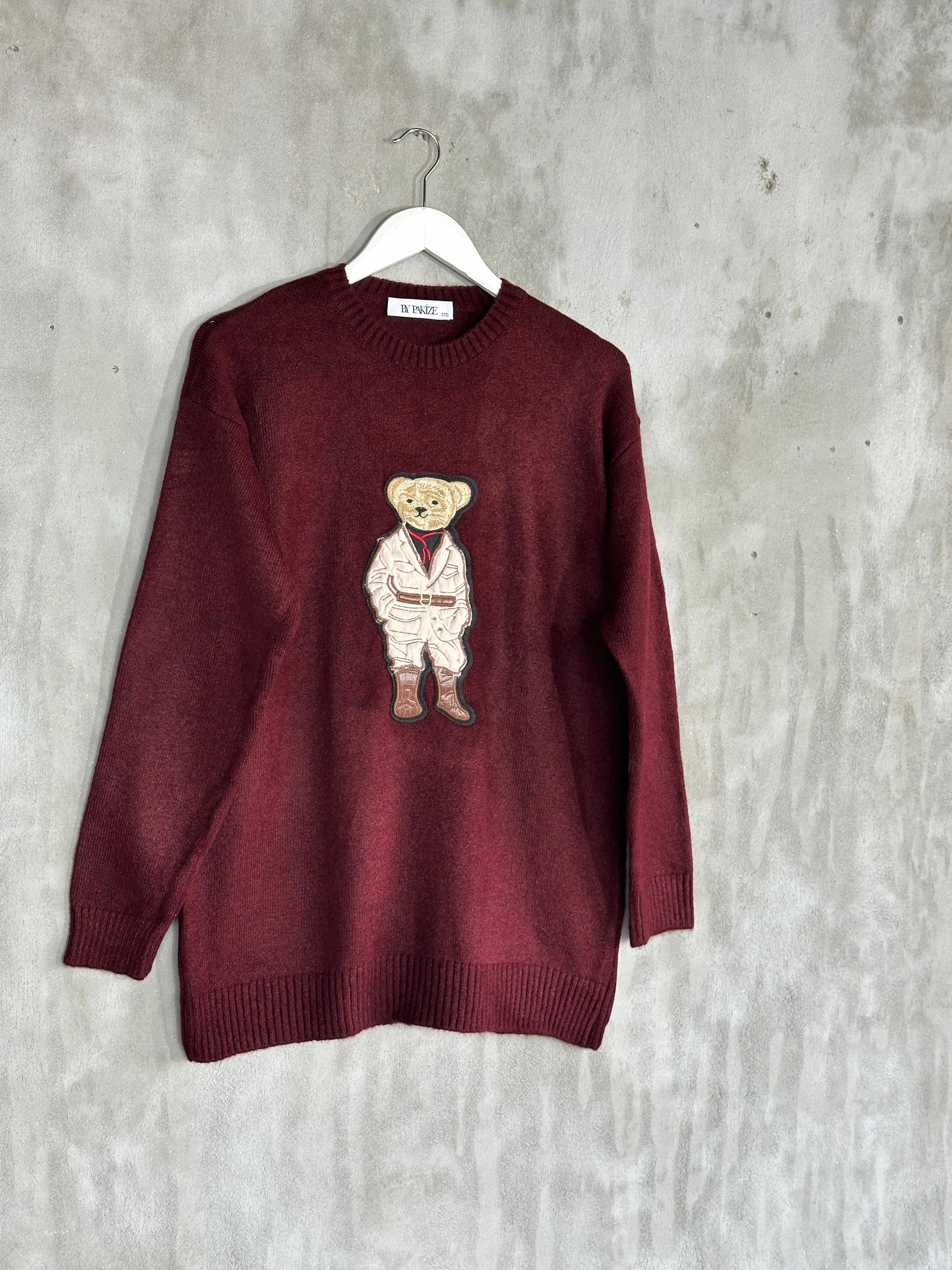 Teddy Yumoş Kazak (Bordo)