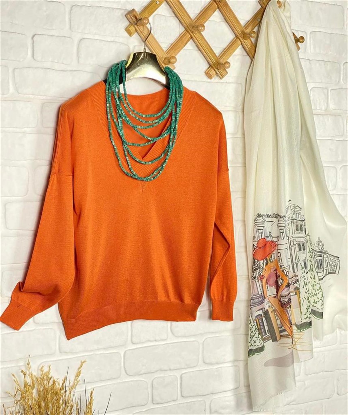 V Yaka Triko Kazak (Oranj)