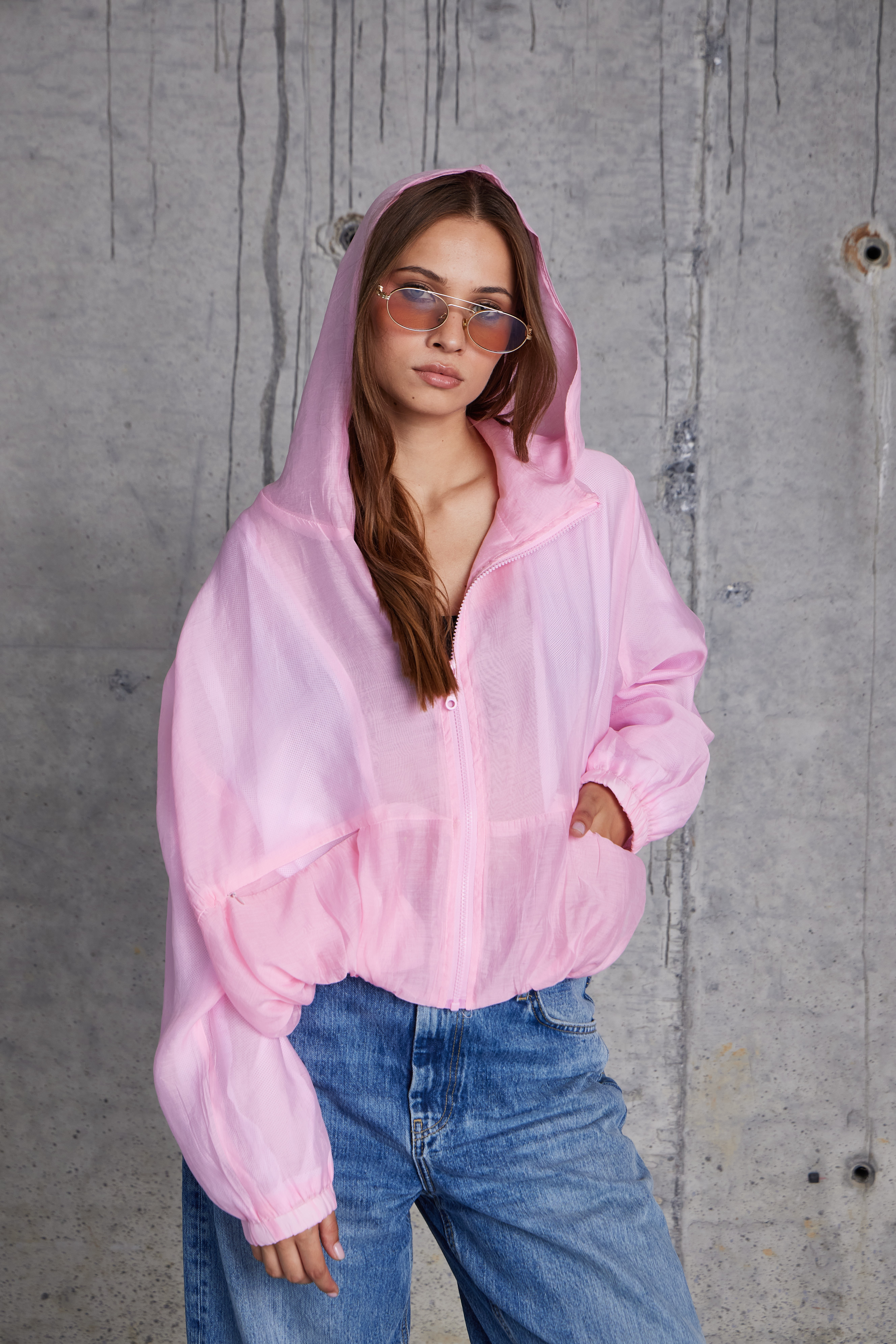 Yeni Sezon Yağmurluk Ceket (Pembe)