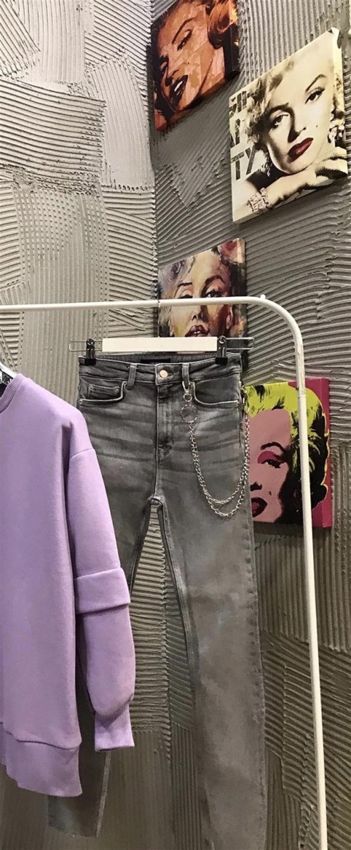 Yüksek Bel Likralı Skinny Jean