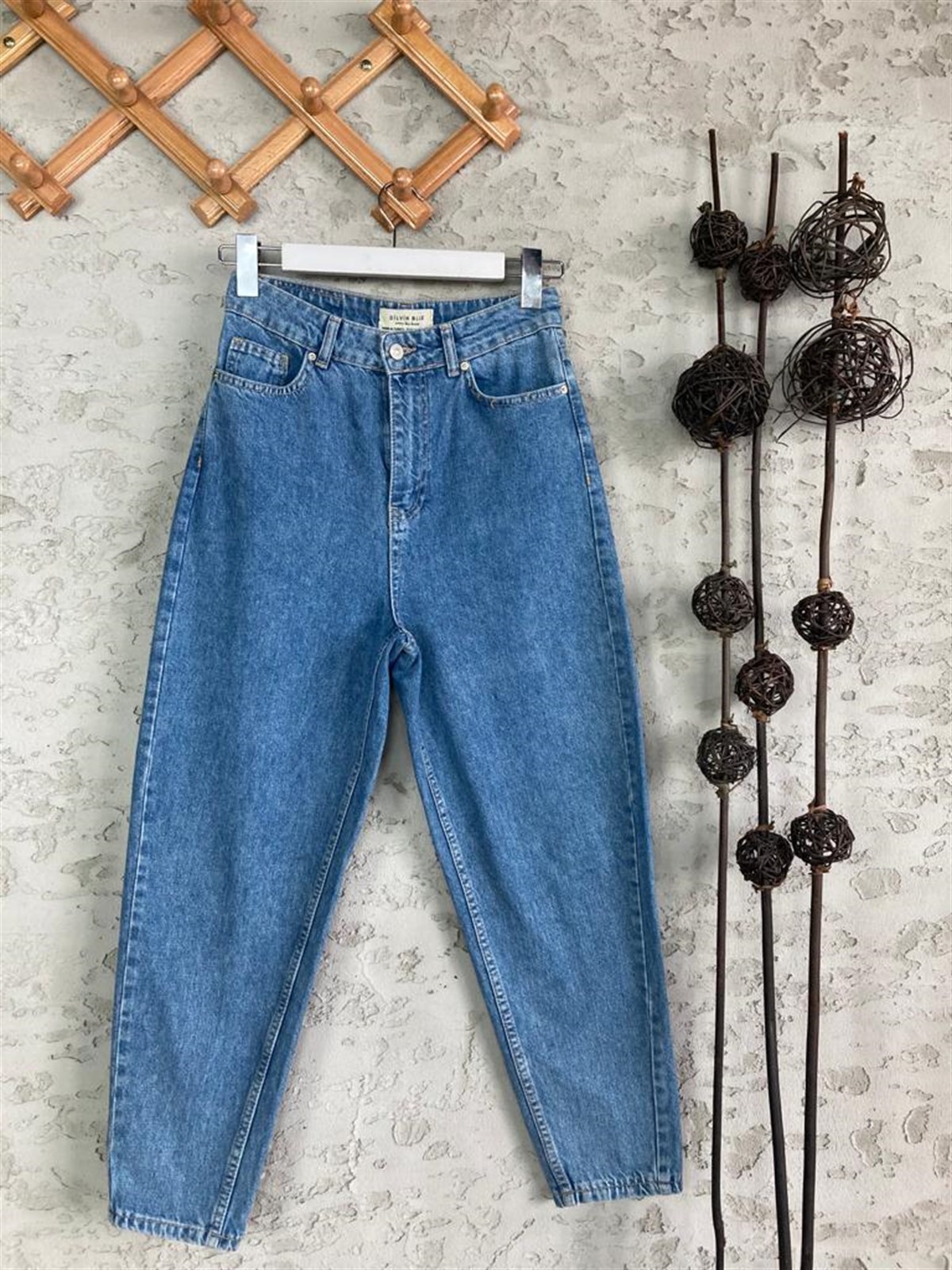 Yüksek Bel Mom Jeans