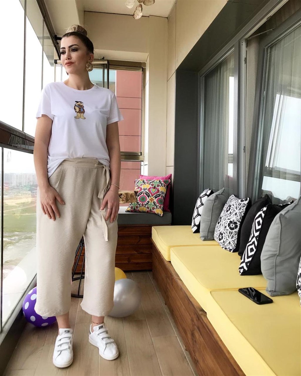 Zarf Model Pamuk Keten Kumaş Pantolon (BEJ)