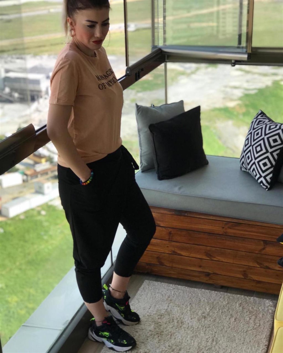 Zarf Model Penye Eşofman Pantolon (SİYAH)