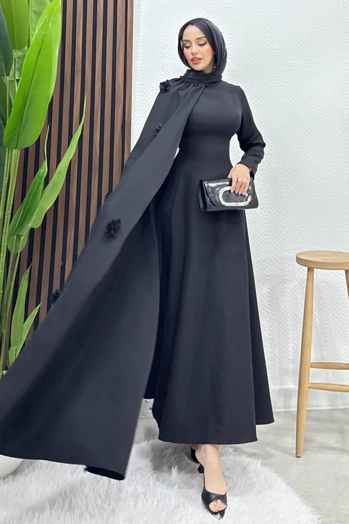Adena Krep Abiye Siyah
