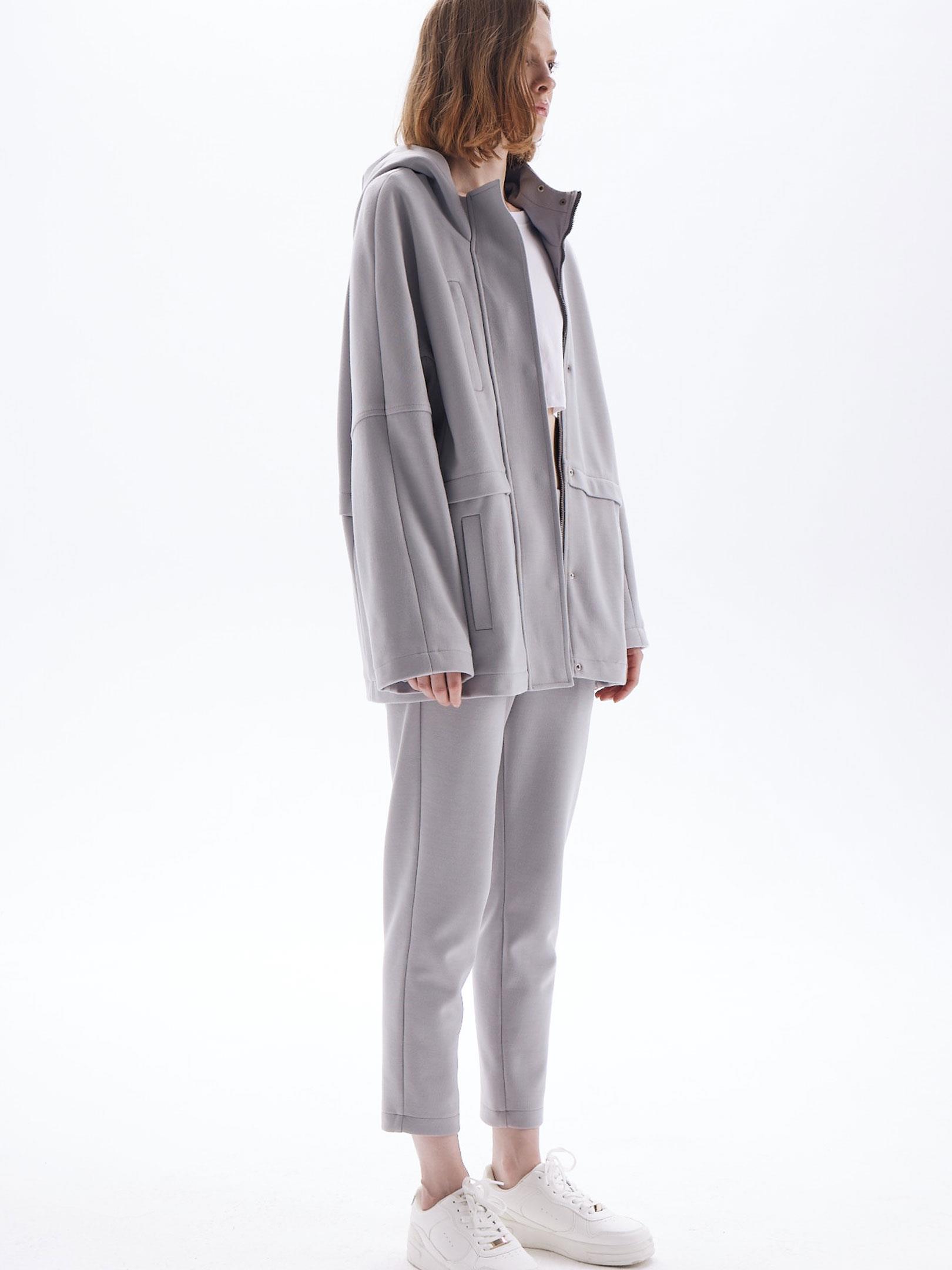 23FW103013 ÖNÜ KORSAJ ARKASI LASTİKLİ 3 İPLİK PANTOLON Kategorisiz Modelleri