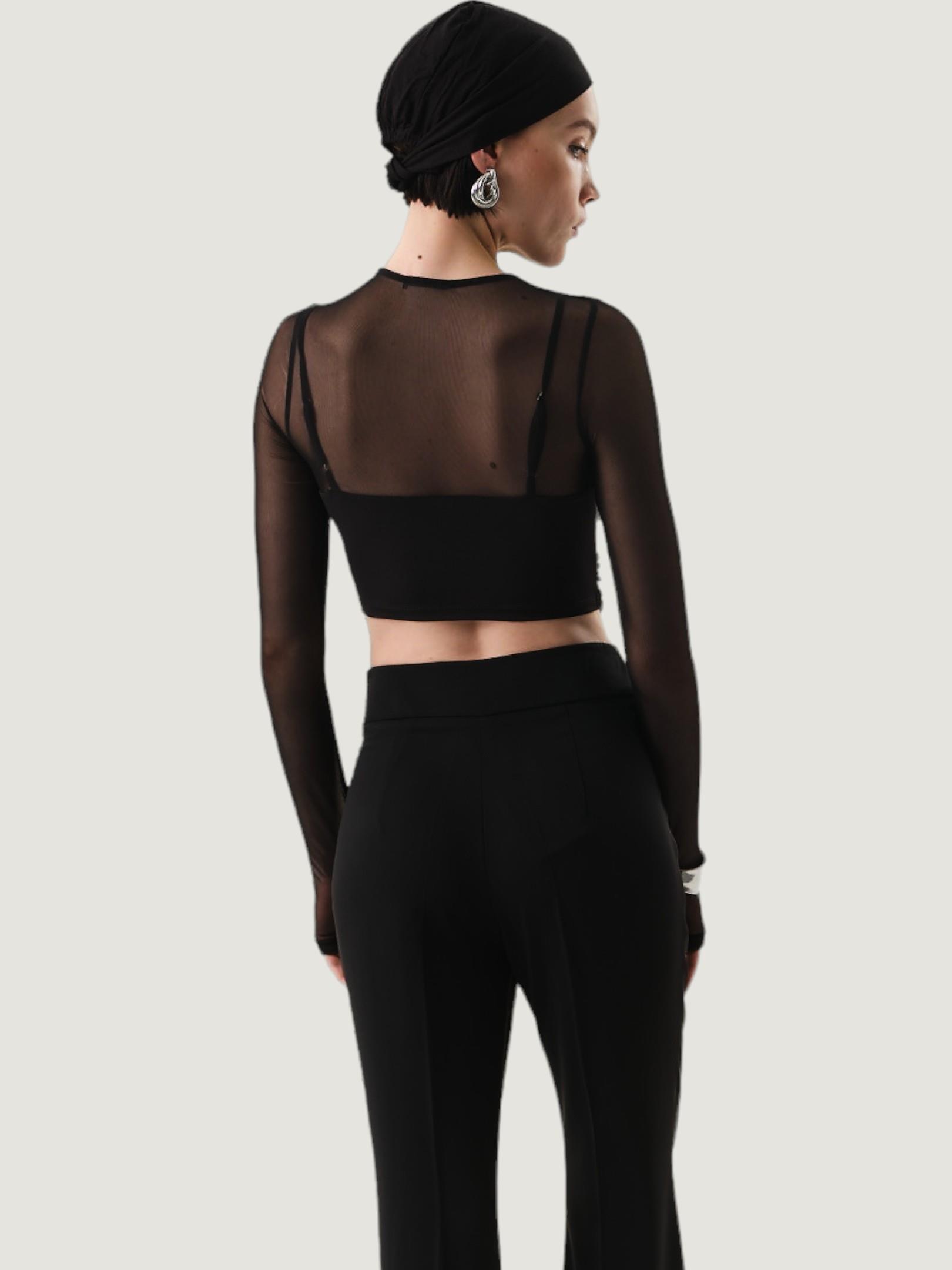 23SL109006 UZUN TÜL KOLLU KORSE GÖRÜNÜMLÜ BODY Kategorisiz Modelleri