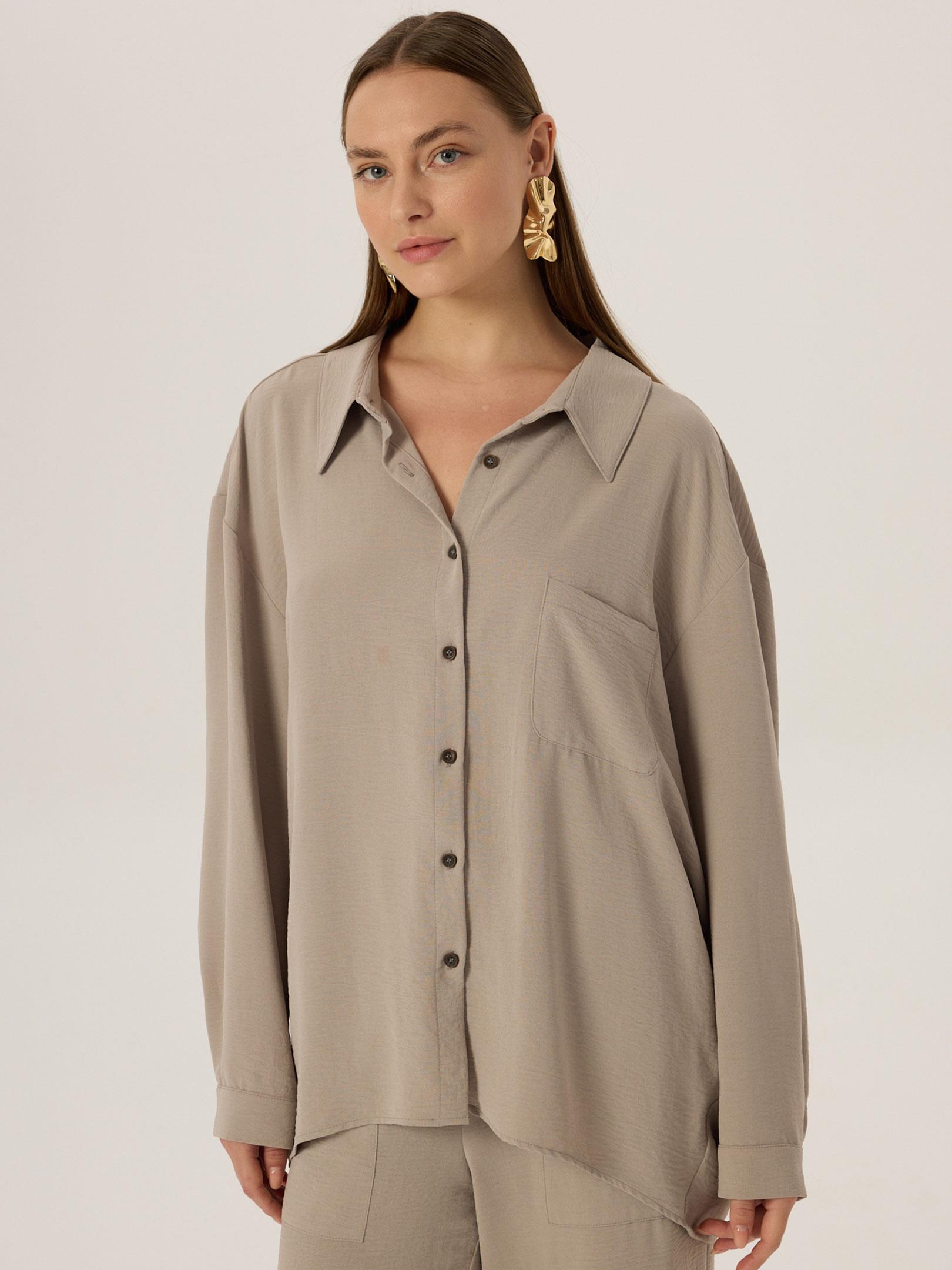 24SL101002 RAHAT KESİM SALAŞ GÖMLEK Kategorisiz Modelleri