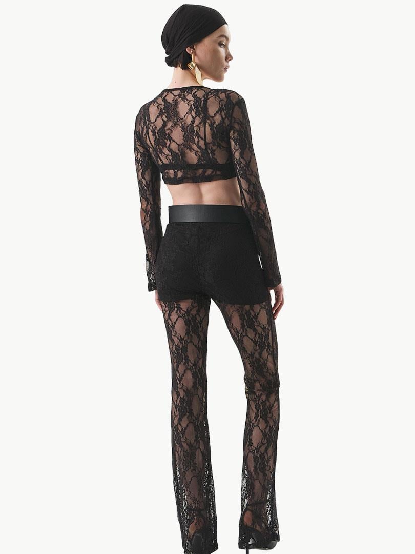 24SS103004 TW3-694 İÇİ ŞORT ASTARLI ESNEK DANTEL PANTOLON Kategorisiz Modelleri