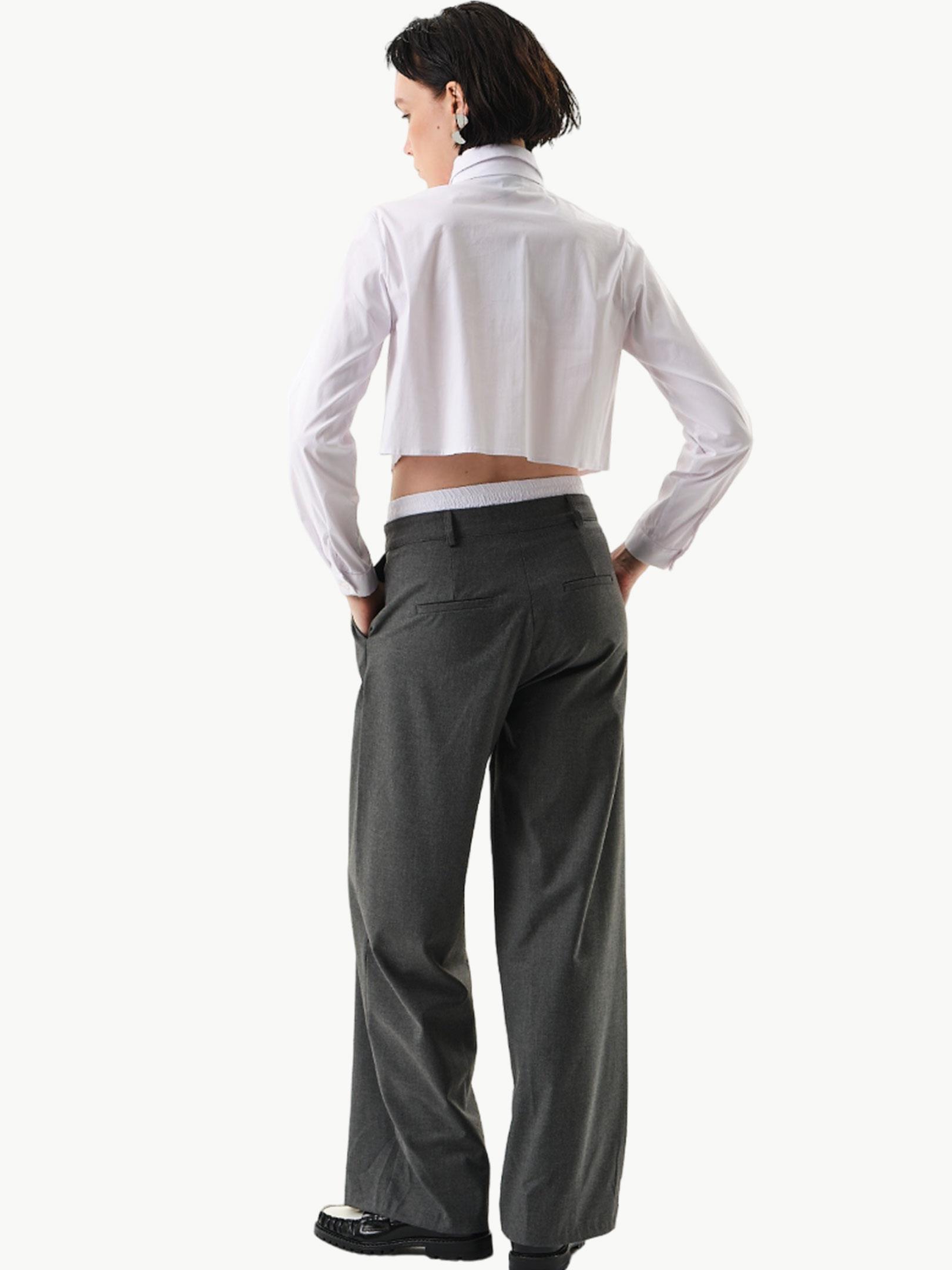 24SS103012 3176I-S4 GARNİ DETAYLI FLANEL KUMAŞ PANTOLON Kategorisiz Modelleri
