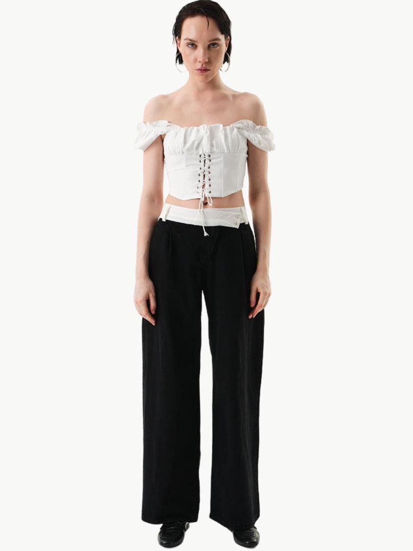 24SS109010 TW3-675 KOL DETAYLI BÜGÜLÜ BÜSTİYER Kategorisiz Modelleri