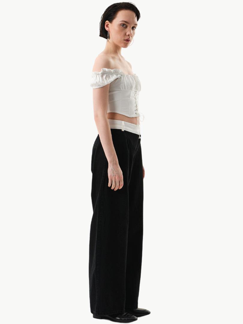 24SS109010 TW3-675 KOL DETAYLI BÜGÜLÜ BÜSTİYER Kategorisiz Modelleri