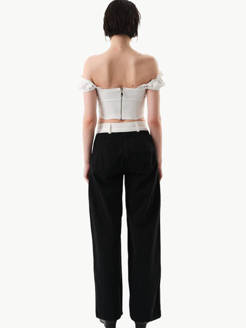 24SS109010 TW3-675 KOL DETAYLI BÜGÜLÜ BÜSTİYER Kategorisiz Modelleri