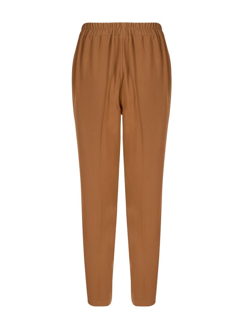 APHELANDRA Önü Korsajlı Arkası Lastikli Pantolon - Camel