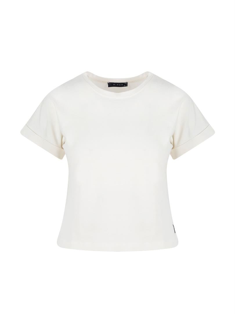 ATTACUS Bisiklet Yaka Basic Tişört - Beyaz