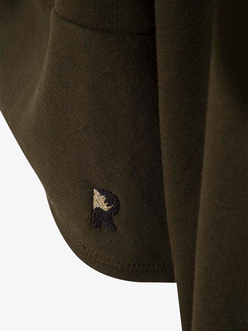 Balon Kollu Burgulu Sweatshirt - Haki