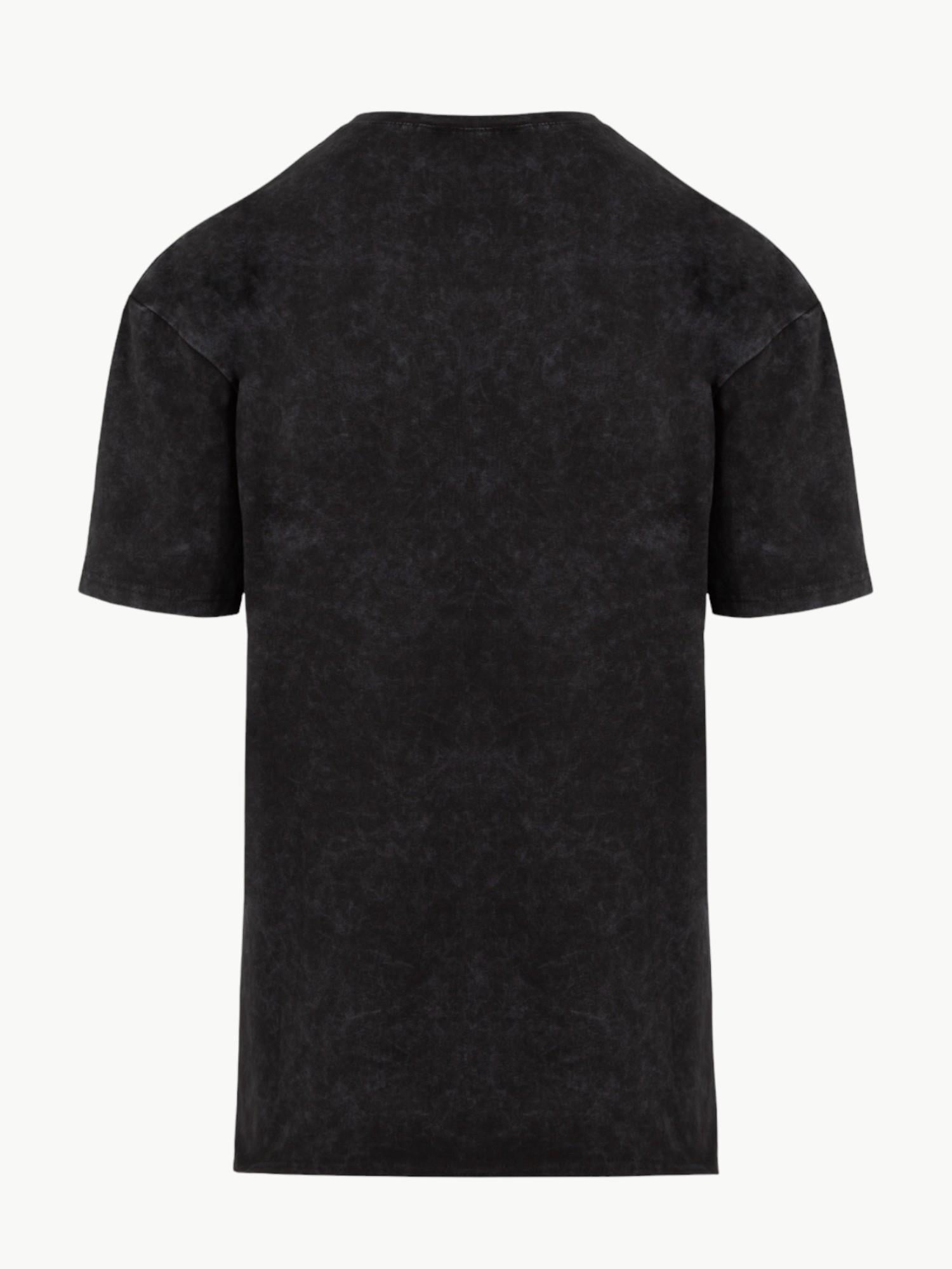 Batik Görünümlü Oversize T-Shirt - Antrasit  T-shirt Modelleri