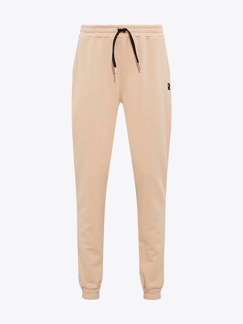 Beli Kordonlu Eşofman Pantolon - Bej