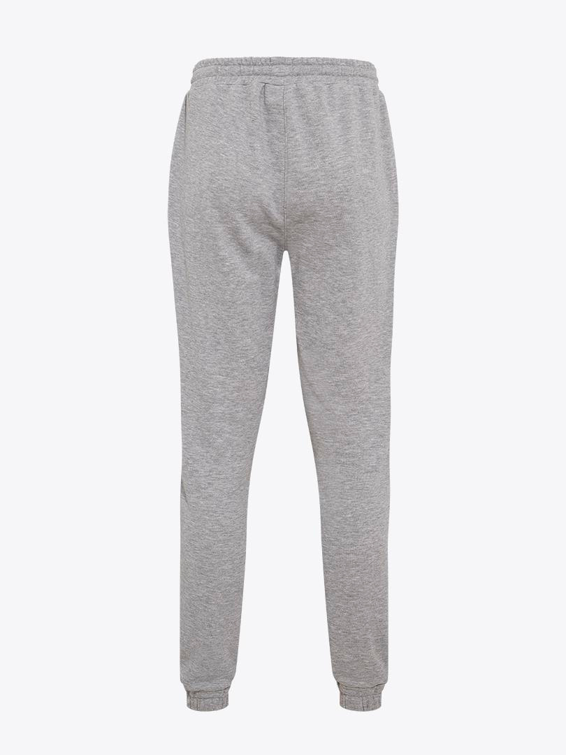 Beli Kordonlu Eşofman Pantolon - Gri Melanj